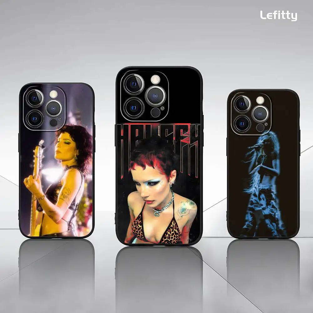 Чехол для телефона H-Halsey Singer для iPhone 15, 14, 13, 12, 11 Pro Xs Max Mini XR X 7 8 Plus, черный матовый мягкий чехол Funda