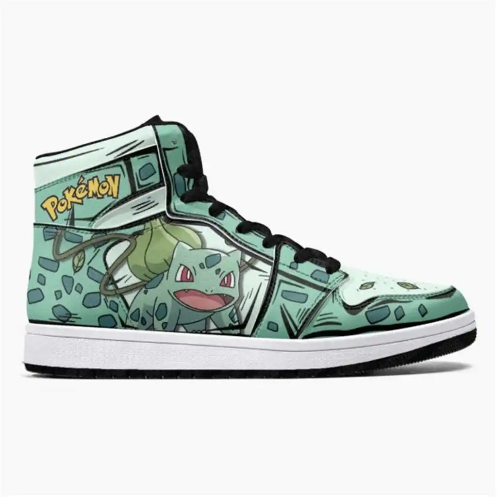 Фото Bulbasaur/Gengar/Сквиртл/храп/Charizard Pokemo так далее взрослые модные кроссовки для мальчиков Повседневная дышащая обувь для бега баскетбола №3