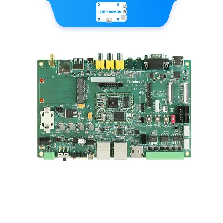 Плата Tronlong T113-I EVM — Allwinner T113-S3, двухъядерный процессор A7+RISC-V, 1,2 ГГц, промышленный