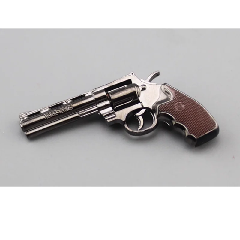 Фото Масштаб 1:6 литая металлическая модель пистолета colt357/Смит и вессонский револьвер/Oshu Jinx/ионная богатая фотография для 12-дюймовой экшн-Фигурки игрушки №2