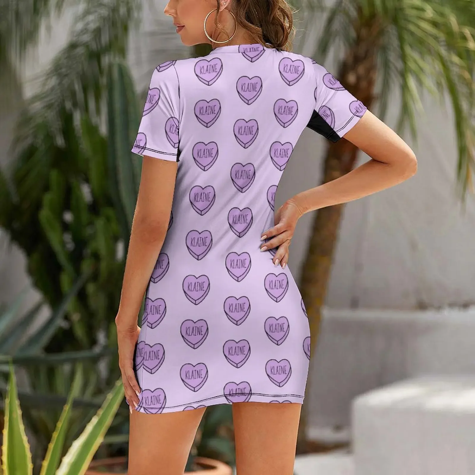 Фото Платье Klaine Candy Heart с короткими рукавами, платье на день рождения для женщин, роскошная летняя одежда 205, платья, летнее женское платье 2025 года №2