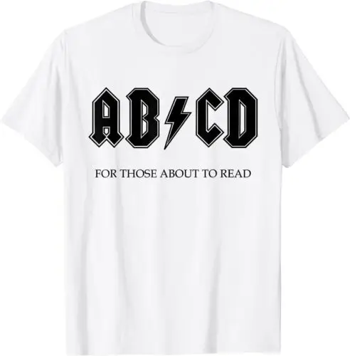 Новые ограниченные забавные ABCD для тех, кто читает Веселая Футболка