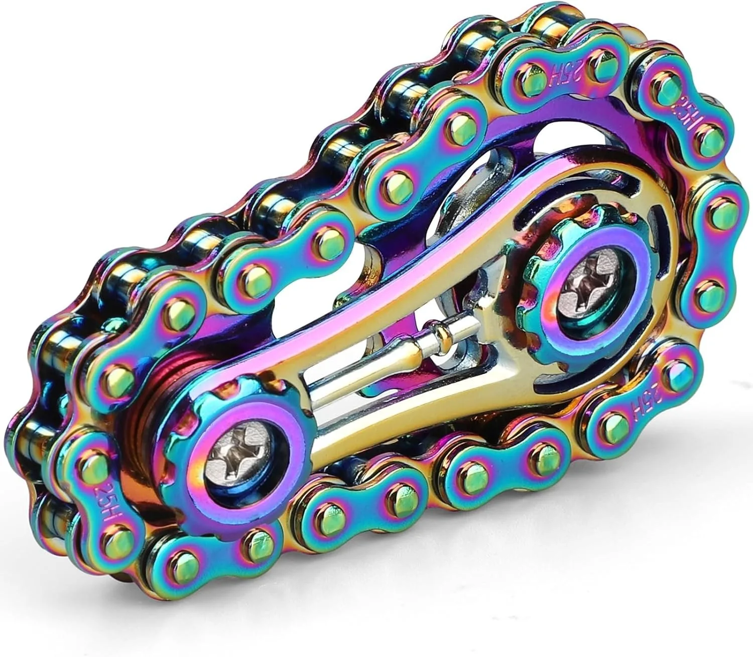 Цепь Fidget, сенсорная велосипедная цепь EDC, антистрессовое снятие тревоги, металлический Fidget Finger, ручной Спиннер, игрушки для детей, взрослых, СДВГ, аутизм