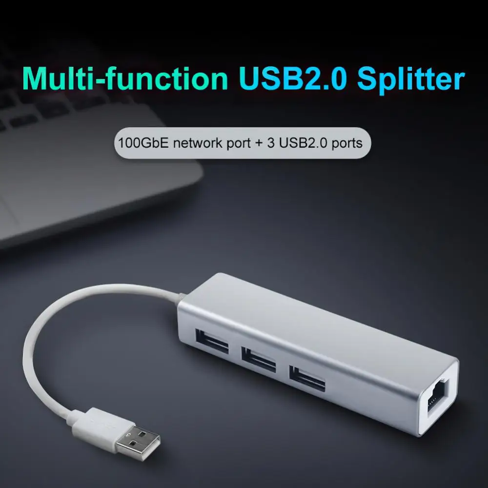 Фото USB Type C адаптер Ethernet RJ45 ключ 3 USB порта 3,0 2,0 концентратор данных для ноутбука компьютера Mac IOS Android компьютерные аксессуары №4