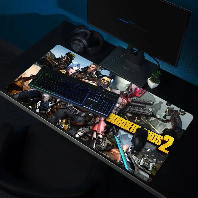 Фото Коврик для мыши Game B-Borderlands, большой игровой коврик для мыши, утолщенный коврик для компьютерной клавиатуры LockEdge, настольный коврик №2