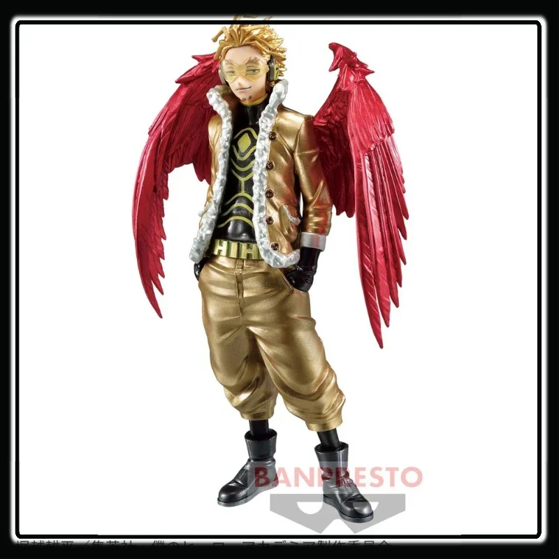 Фото Оригинальные фигурки надписей Banpresto, Оригинальные фигурки героев моя геройская академия, Hawks, аниме оригинальные модели игрушек №4