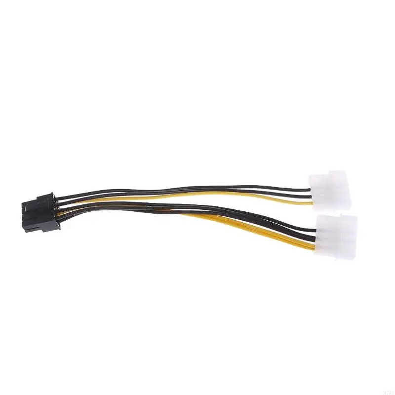 Фото 97BF 7-дюймовый 2 x Molex 4 PIN-контакт до 8-контактного PCI для экспресс-видеокарты PCI-E ATX PESTER CABLER-MOLEX TO PCIE 8 PIN №4