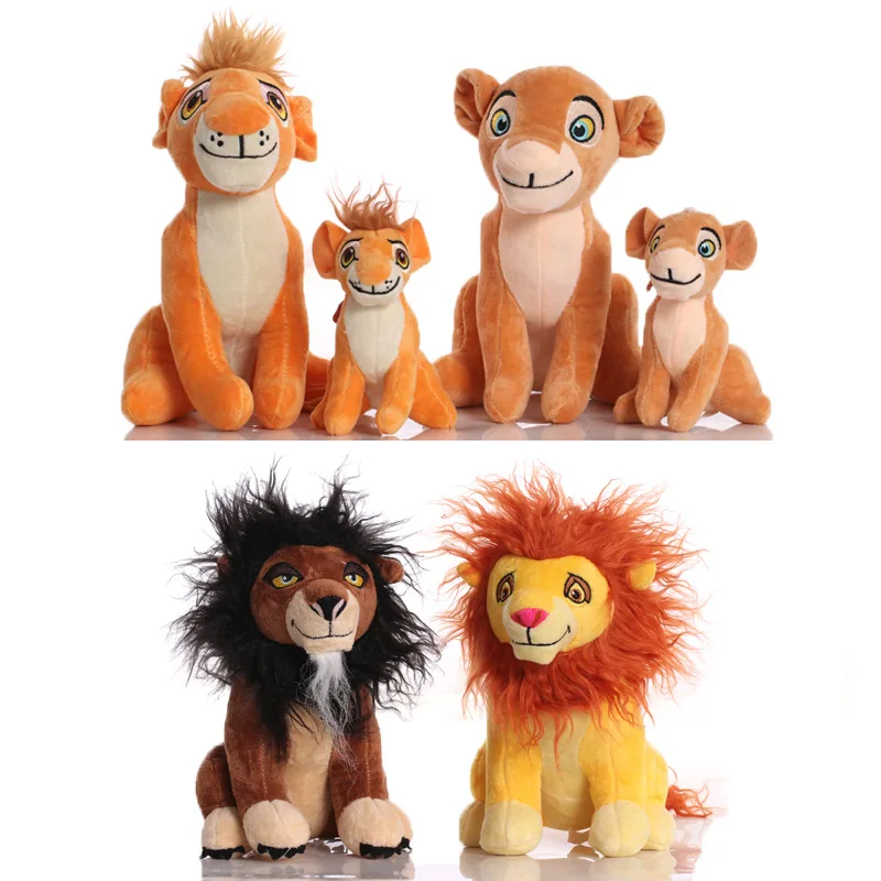 Игрушка плюшевая «Король Лев» из мультфильма Disney, милая машинка для захвата льва, подарок для детей на день рождения
