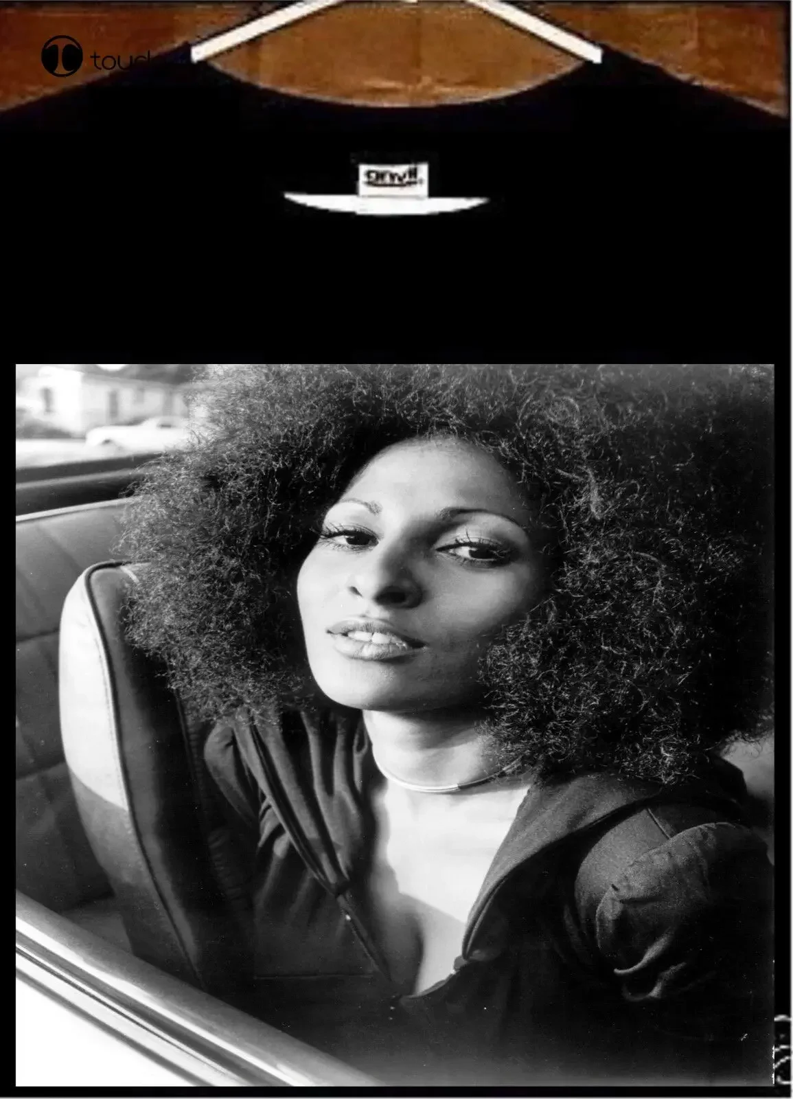 Футболка Pam Grier; Pam Grier Foxy Brown Футболка на заказ для взрослых и подростков Унисекс с цифровой печатью Модная забавная новинка Xs-5Xl