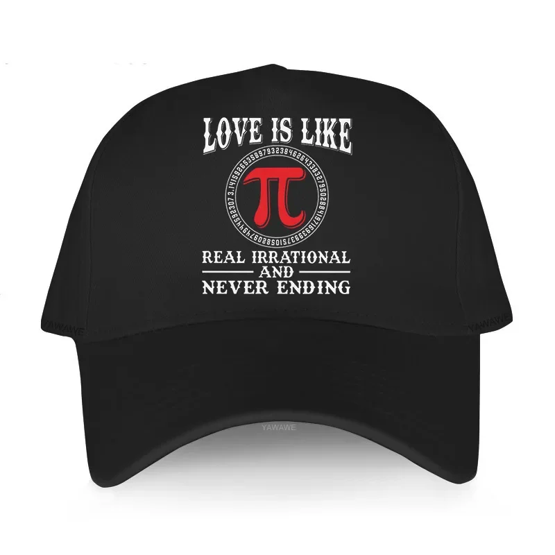 Кепка из хлопка от солнца унисекс Love Is Real Irrational And Never Ending Pi Day Teacher Gift Algebra Math Lover Hat мужские бейсболки