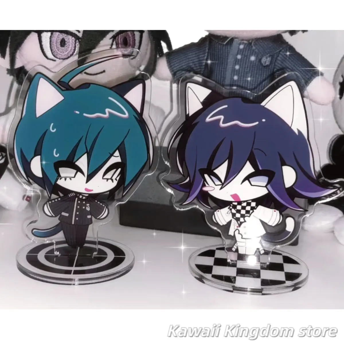 Фото Shuichi Saihara Kokichi Oma игра аниме косплей акриловая подставка модель тарелка декор стола стоячий знак настольный №4