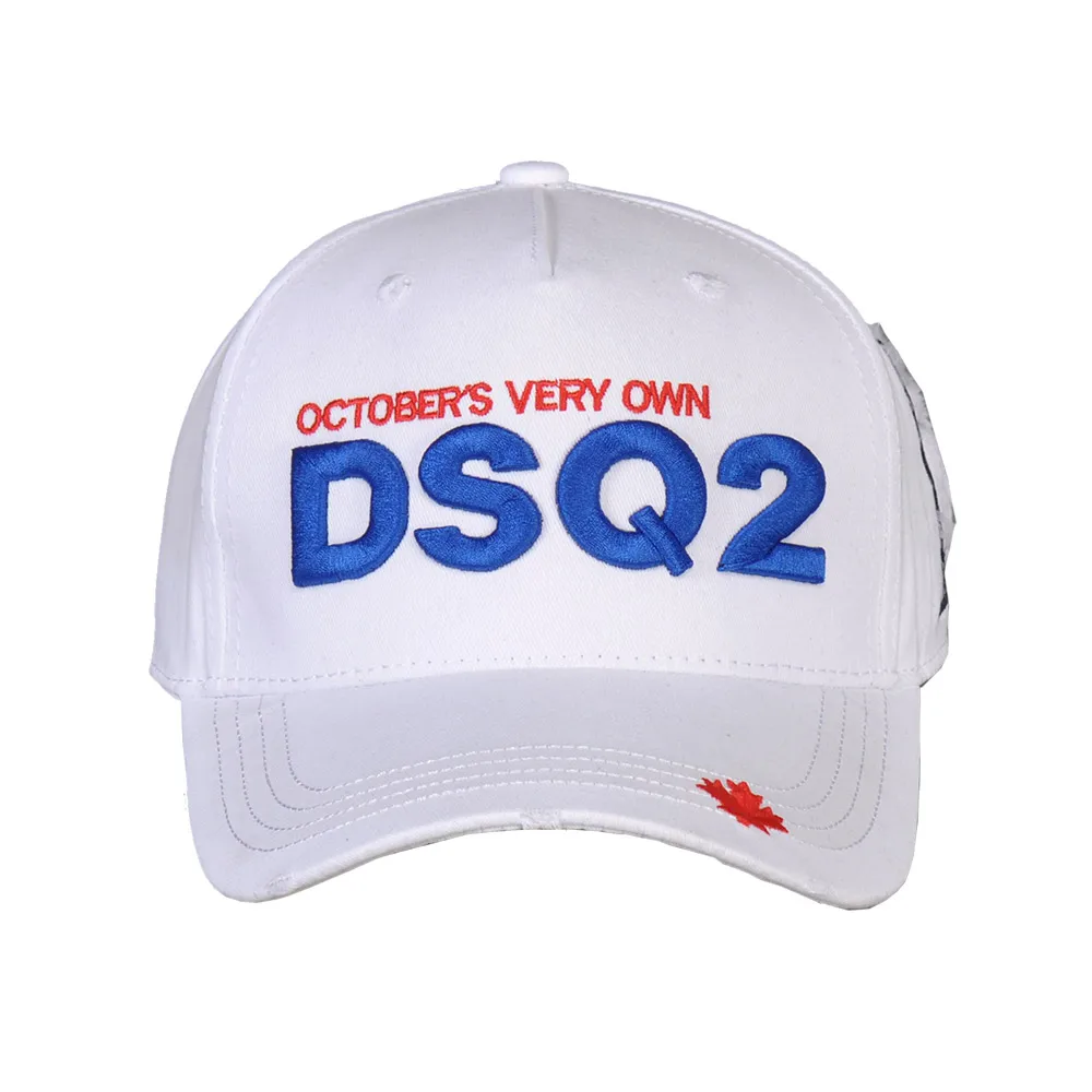 Фото DSQICOND2 икона вышивка кленовые листья DSQ2 Мужчины Женщины парная Высококачественная D2 бейсбольная теннисная Кепка модная Солнцезащитная шляп... №3