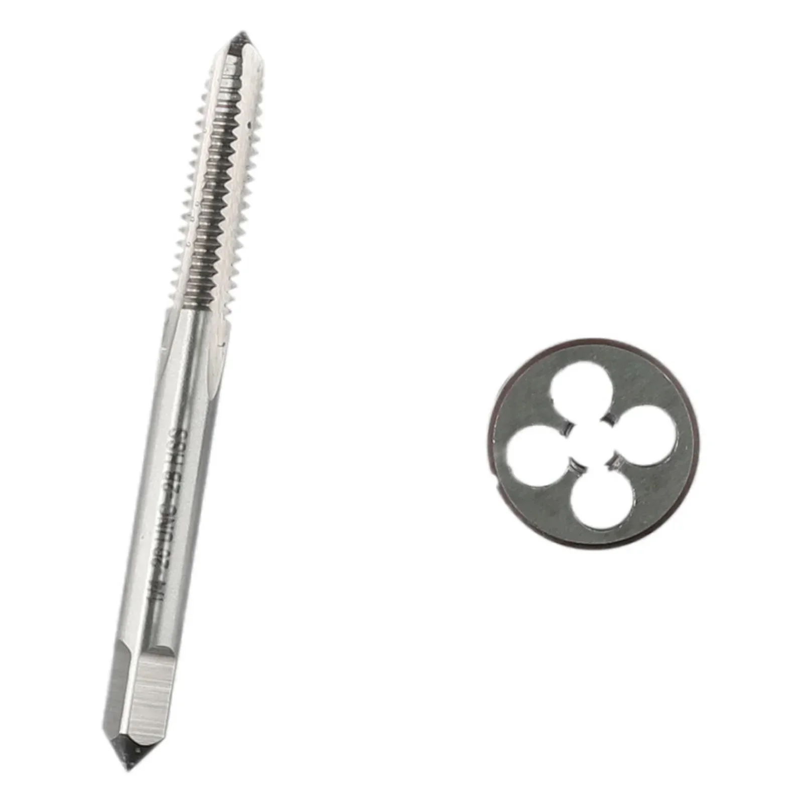 Фото Алюминиевый медный кран Die 1PC Die Set HSS высокоскоростная стальная машина R1/4, кран для правой руки «-20 1*1/4»-20UNC №5