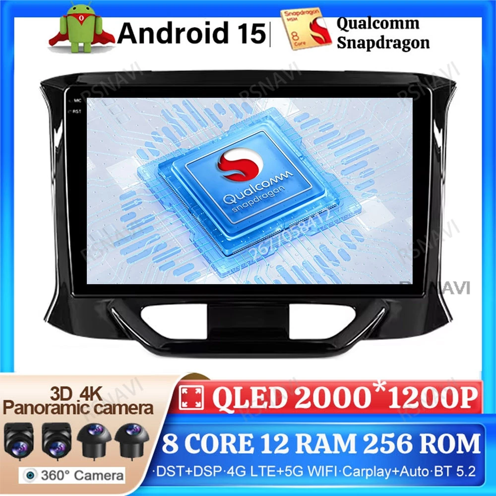 Автомобильное радио Android 15 для LADA Xray X Ray 2015-2019 головное устройство DVD QLED авторадио GPS мультимедиа стерео Qualcomm навигация BT