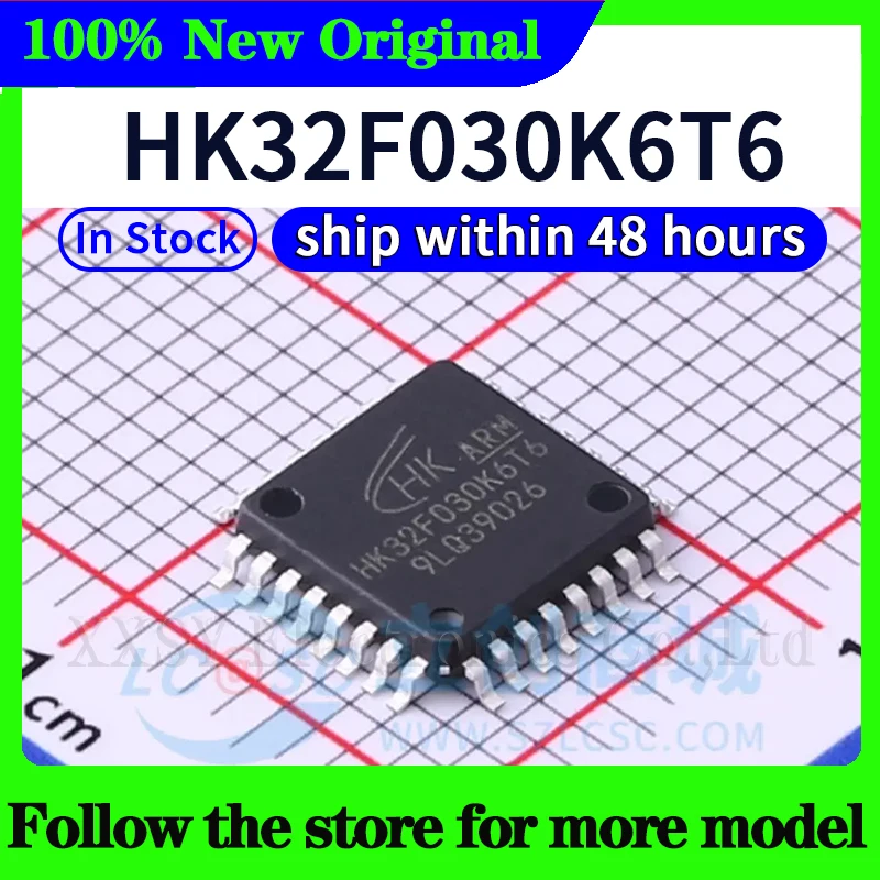 Фото HK32F030K6T6 HK32F030MJ4M6 HK32F030R8T6 HK32F030MF4U6 HK32F030F4P6 HK32F030C8T6 HK32F030MF4P6 HK32F030C6T6 Высокое качество Новый №2