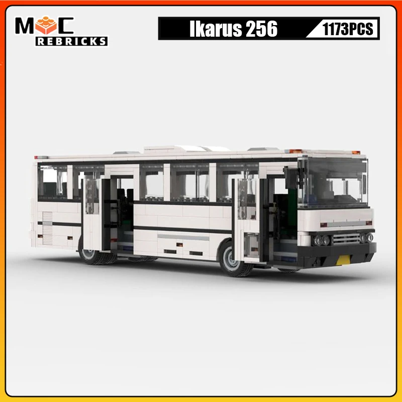 Знаменитый фильм, классические высокоскоростные автомобили Ikarus 256,22V1, дизельный автобус, городские строительные блоки MOC, модель, креативные наборы для сбора кирпичей