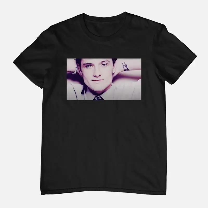 Винтажная футболка Josh Hutcherson Whistle Meme Peeta Mellark Fans s