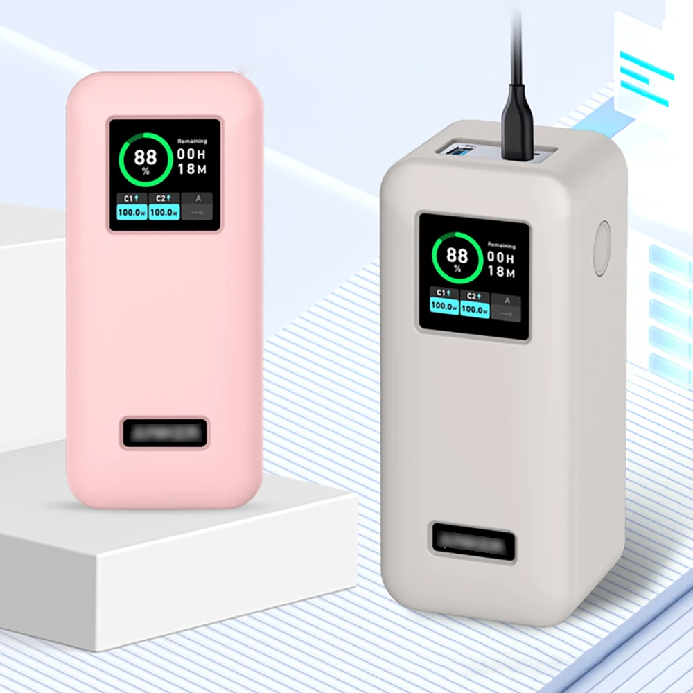 Фото Силиконовый чехол Power Bank для Anker Prime, 20000 мАч, защитный чехол, портативный корпус источника питания, чехол для переноски зарядного устройства №4