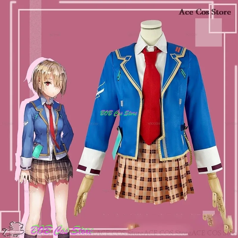 A 8882024 Новая игра Heaven Burns Red Ruka Kayamori Косплей Костюм Хэллоуин Карнавальная вечеринка Аниме Косплей Наряд для девочек UnifoB66
