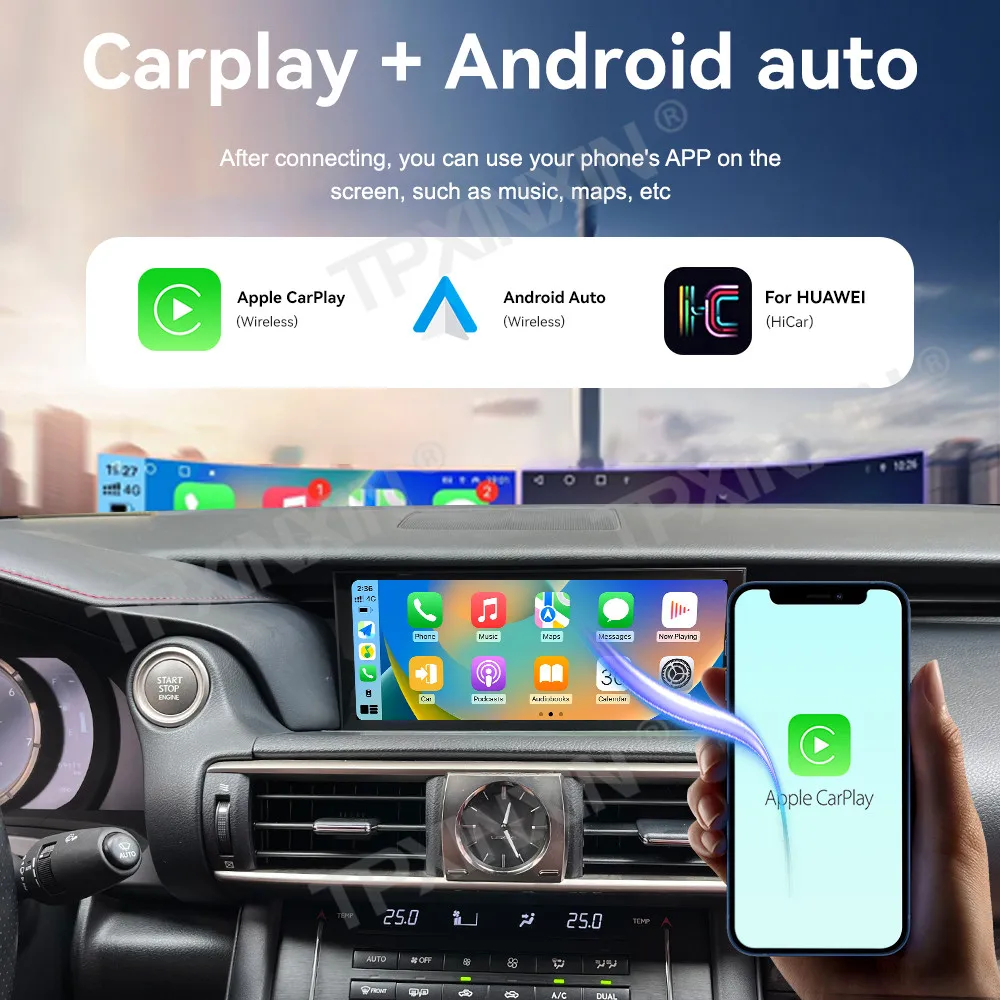 Фото RHD LHD 8-ядерный автомобильный мультимедийный радиоприемник Qualcomm Android для Lexus IS RC 2013 2014 2015 2016 2017, GPS-навигатор, головное устройство №5