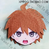 Фото Аниме Danganronpa Naegi Makoto Kirigiri Kyoko Косплэй мультяшная брошь заколка значок заколка для волос эмблема слайд для волос магнит №4