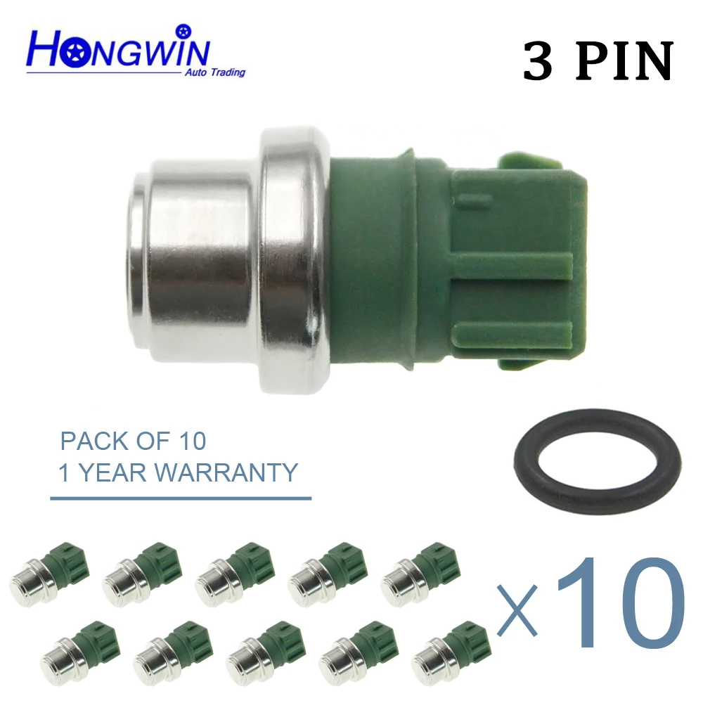 ×10Coolant Temperature Sensor For Renault Megane Espace Kangoo Clio Trafic Scénic  7700829427 09110298 810074 4402298 30810074-2