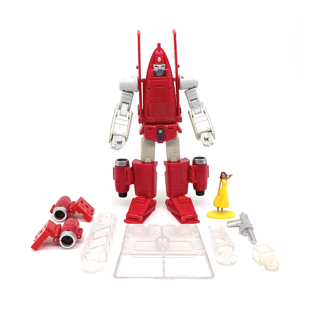 Фото В наличии PocketToys Transforming Toys PTM-01 PTM01 Powerglide G1 Анимированная версия Малая масштабная модель робота Фигурка KO №5