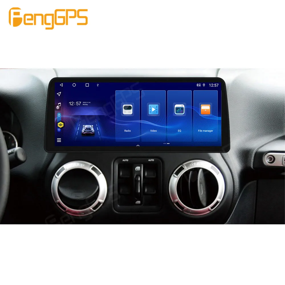 12,3 Android 13 автомобильный радиоприемник CarPlay для Jeep Wrangler 2011-2017 мультимедийный плеер с сенсорным экраном GPS-навигация головное устройство DSP BT (art.: 3920d2115dd1a) - 3920d2115dd1a