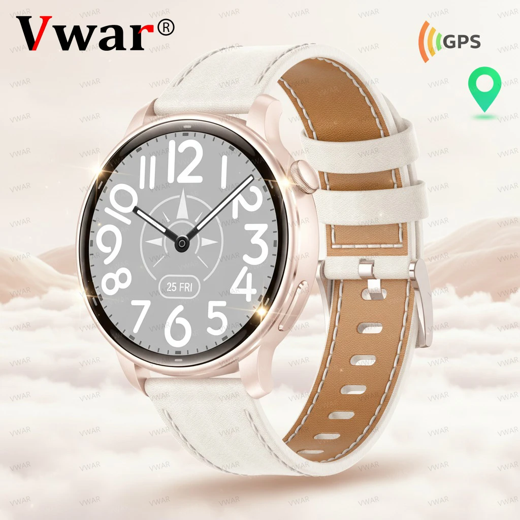 VWAR женские умные часы со встроенным GPS 30 м водонепроницаемые умные часы для плавания для бега и езды на велосипеде GPS спортивный фитнес-трекер для Android IOS Умная электроника