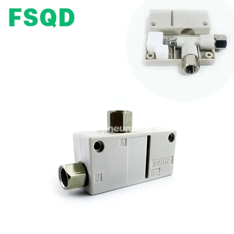 Фото ZH05BS ZH07BS ZH10BS ZH13BS ZH05BL ZH07BL ZH10BL ZH13BL-01 06 08-01 02 06 10 12 (встроенный глушитель) Вакуумный эжектор серии ZH №4