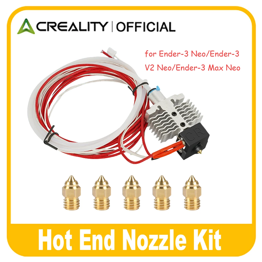 Комплект сопел горячего конца экструдера Ender 3 V2 Neo для Ender 3 V2 Neo/Ender 3 Max Neo/Ender 3 Neo Creality, аксессуары для 3D-принтеров