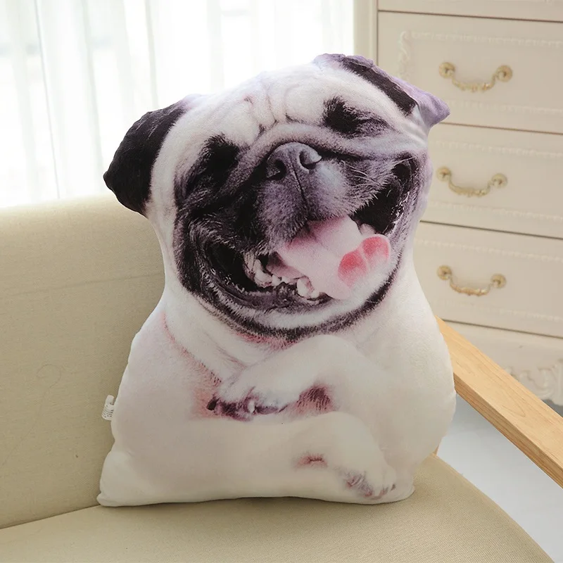 3D имитация собаки, мягкая плюшевая игрушка, собака Shar pei, детская игрушка, диванная подушка, автомобильная необходимая подушка, подарок на день рождения w1077