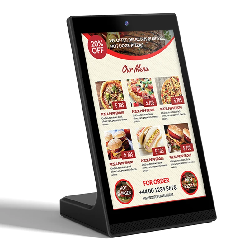 Лидер продаж на заводе Portworld RK3562 Android 13 Os 10,1-дюймовый L-образный 2 ГБ памяти Вертикальный дисплей Сенсорный экран POS-планшет