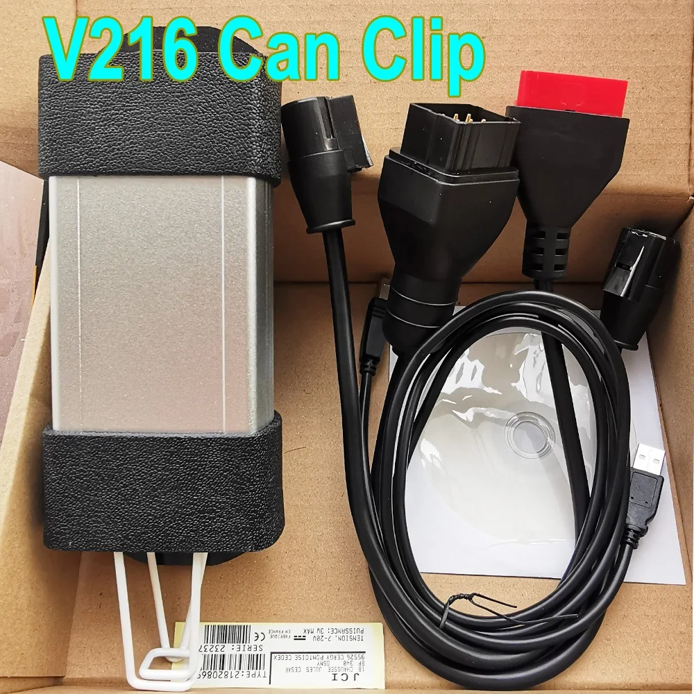 Новый V216 Can Clip ForRena-lt автомобильный диагностический инструмент лучшего бренда автомобиля интерфейс OBD2 автомобильный сканер обновление reprog Can Clip V216