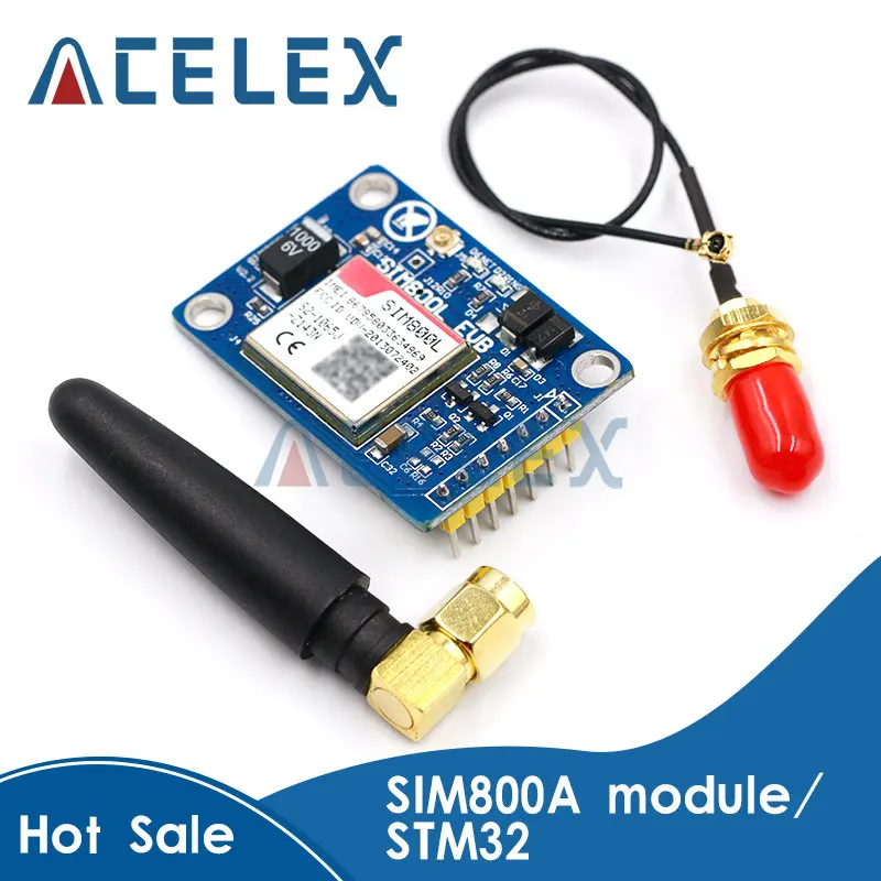 SIM800L V2.0 5V беспроводной GSM GPRS модуль Quad-Band с антенной кабельный колпачок для Arduino