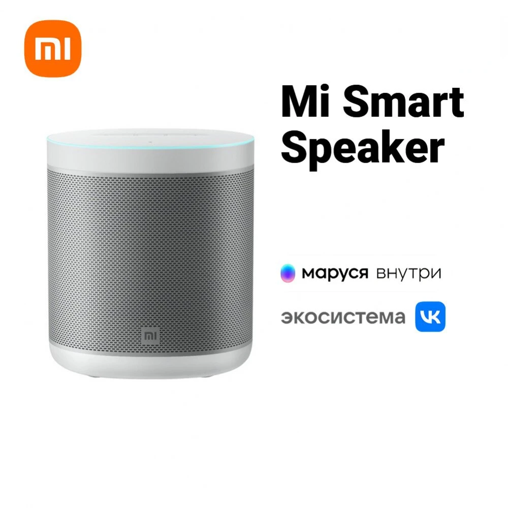 Умный динамик Xiaomi, умное аудио, микрофон, Wi-Fi, Bluetooth, улучшенный дизайн, голосовой помощник, бесплатная доставка
