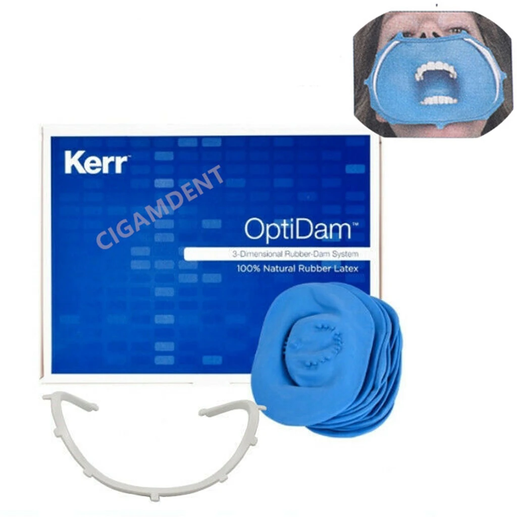 10 шт./комплект Dental Kerr 3D резиновая плотина OptiDam анатомическая рамка