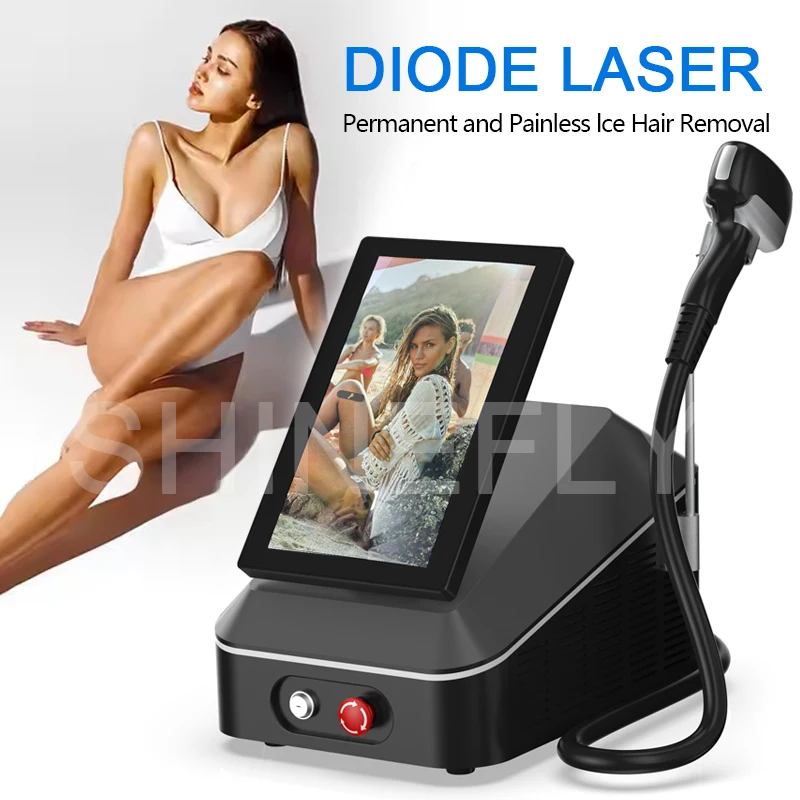 Desainטי Profesional Portabel 755nm 808nm 1064nm Dioda Laser 3000w Mesin Penghilang Bulu Permanen