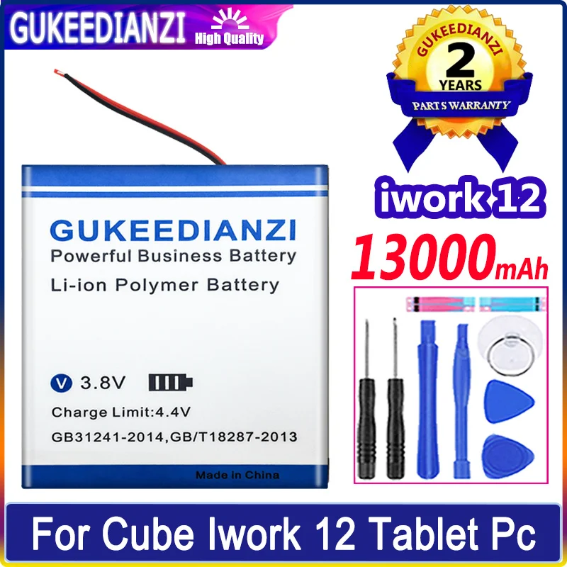 Новый аккумулятор 13000 мАч для Cube Iwork 12 iwork12, высококачественный аккумулятор для планшетного ПК