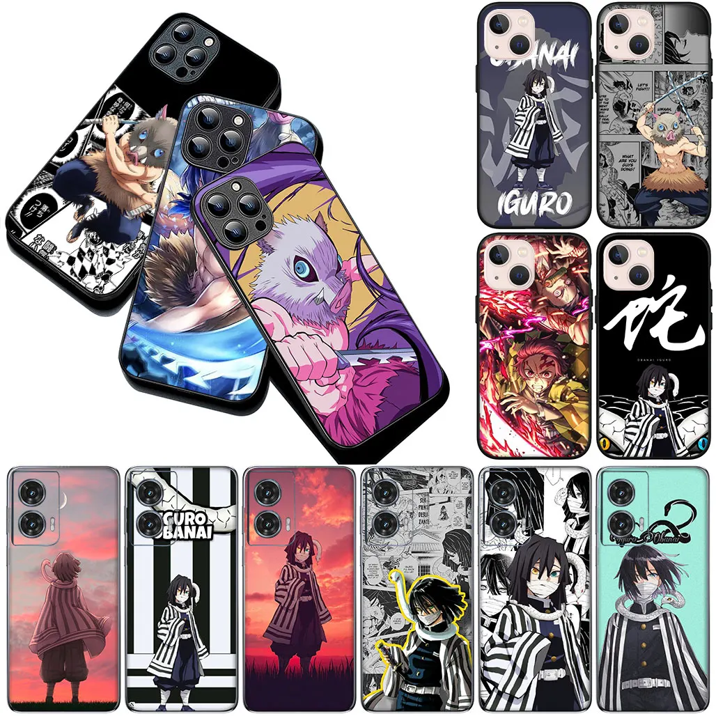 Чехол Iguro Obanai Inosuke Demon Slayer для OPPO A80 A60 A40 A74 A95 A94 A15 A16 A17 A38 A57 A58 A78 A79 A96 A54