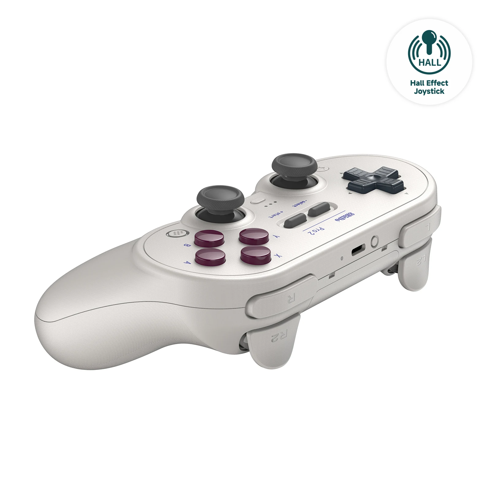 Фото 8Bitdo Pro 2, джойстик с эффектом Холла, Bluetooth-контроллер, беспроводной геймпад для Nintendo Switch, ПК, Mac OS, Android Steam Raspberry Pi №3