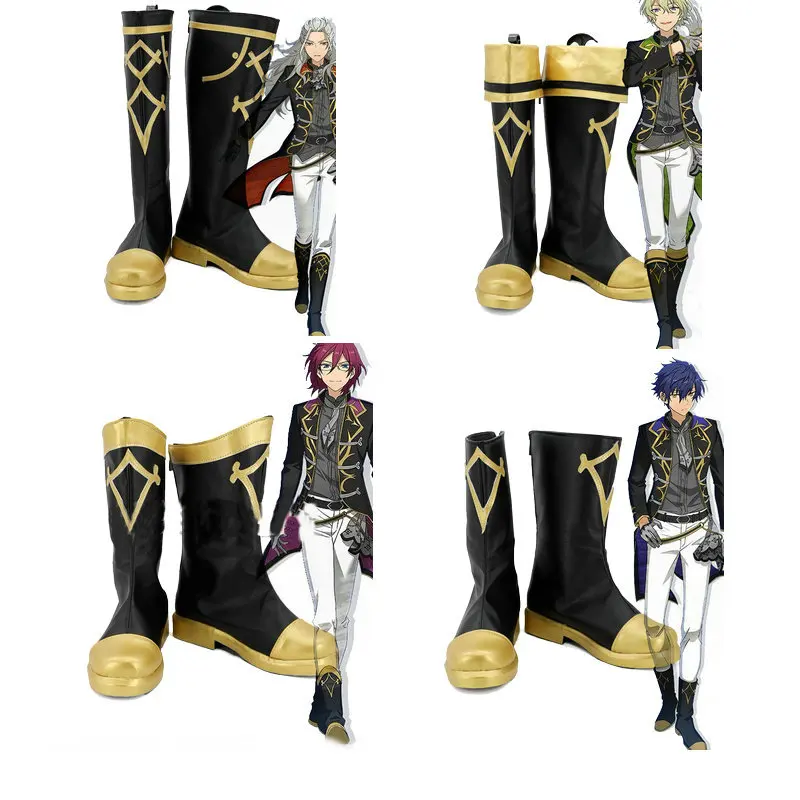 Ensemble Stars Eden Косплей Сапоги Ran Nagisa Tomoe Hiyori Sazanami Jun SAEGUSA IBARA Обувь