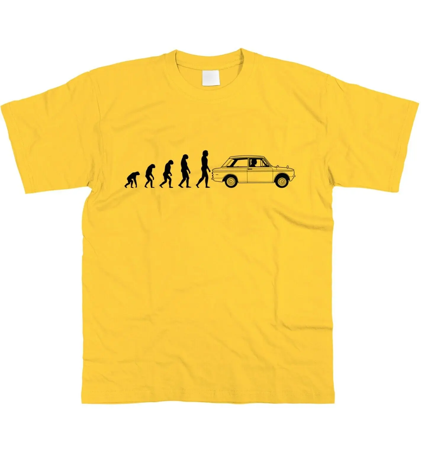 Мужская футболка Motorholics Evolution of Man to Hillman Imp, Размеры S 5XL, длинные или Короткие рукава