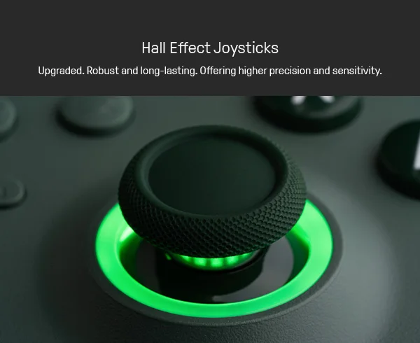 Фото 8bitdo Ultimate C проводной контроллер с джойстиками с эффектом холла, USB геймпад для Xbox серии X, серии S, Xbox One и ПК Windows. №4