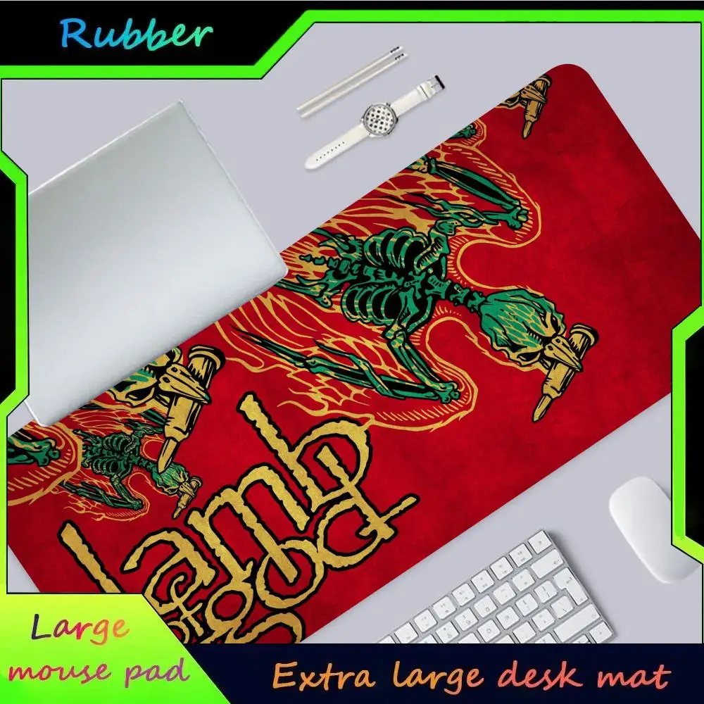 рок-группа Lamb Of God MINISO Коврик для мыши Hot Large Game Mause Pads XL Lock Edge Размер для игры Give подарки дочери мальчик брат fr