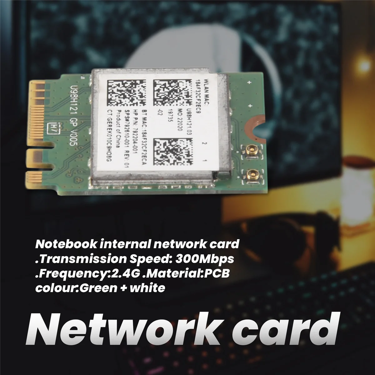 НОВЫЙ беспроводной адаптер для Realtek RTL8723BE 802.11N WiFi-карты Bluetooth 4,0 NGFF SPS 843338-001 300 Мбит/с