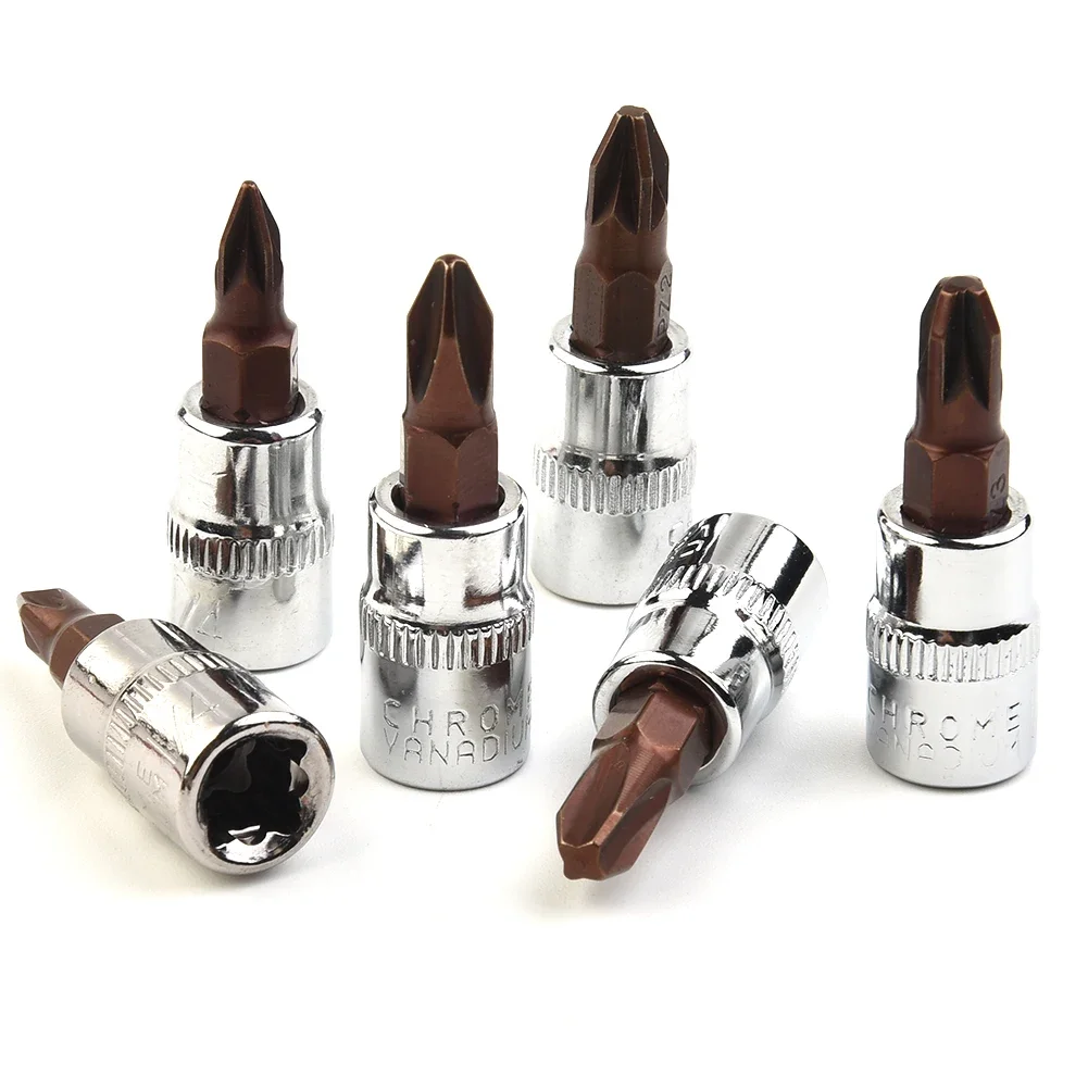 Фото Набор торцевых головок PH1/PH2/PH3/PZ1/PZ2/PZ3, 6 шт. №4