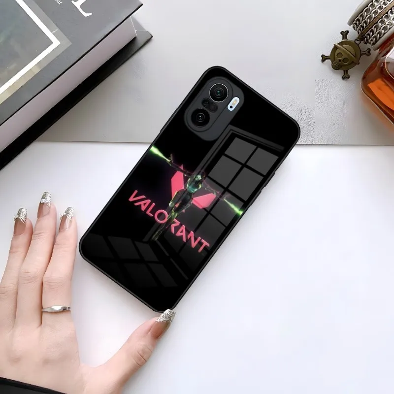 Фото V-Valorant игровой чехол для телефона Xiaomi 13 12 X Redmi Note 11 10 S Lite T Pro POCO M4 X3 стекло №5