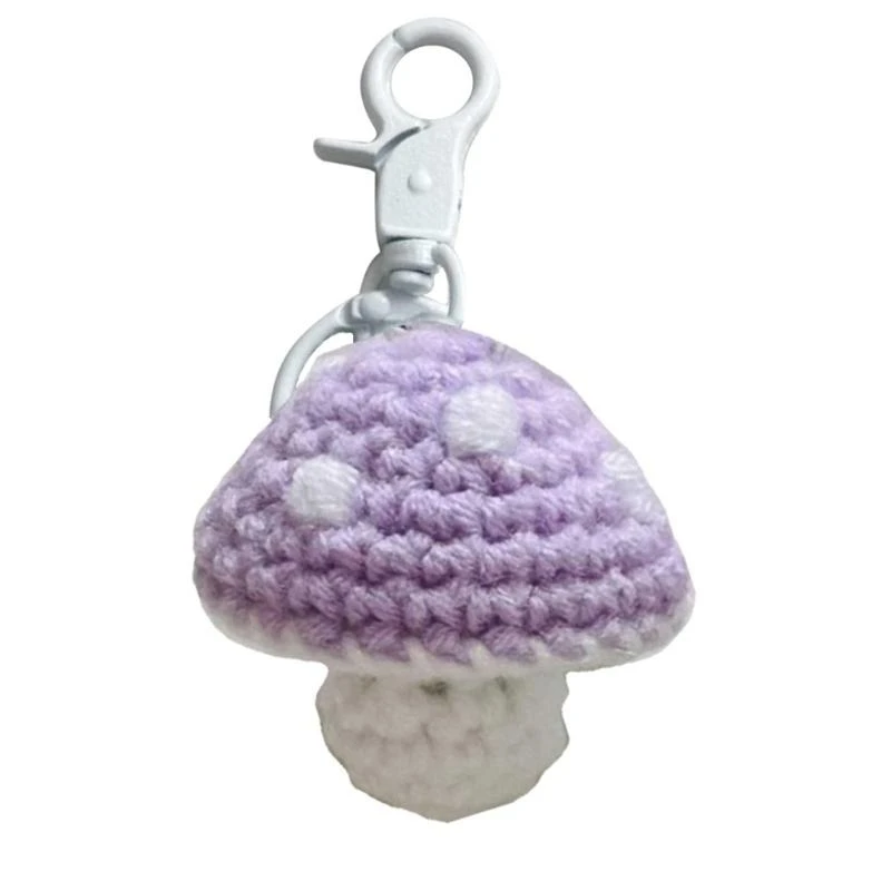 Фото X6HE Cartoon Mushroom Baychain Vishing Ornament Wordhorder Пара кулон №4