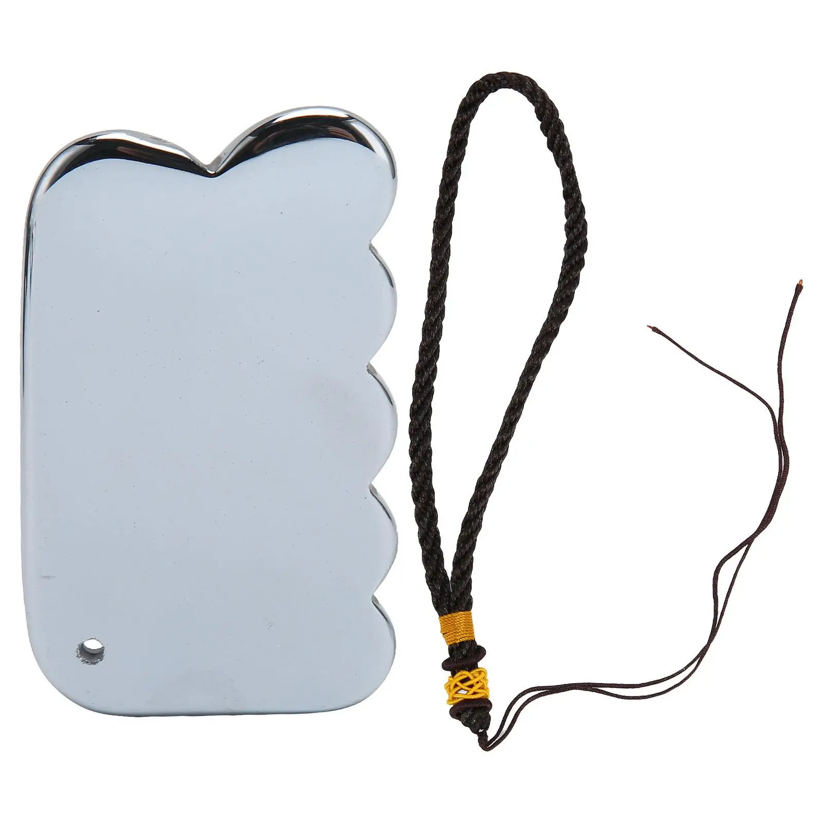Инструмент для лица Gua Sha со шнурком - Энергетическая каменная доска для лечения триггерных точек и шейного облегчения - для салона Качество